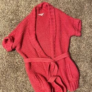 lilly pulitzer pink knit sweater size large